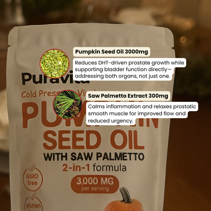 2-in-1 Pumpkin Seed Oil Prostate & Bladder Regulator