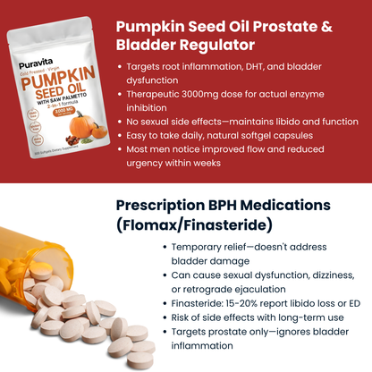 2-in-1 Pumpkin Seed Oil Prostate & Bladder Regulator